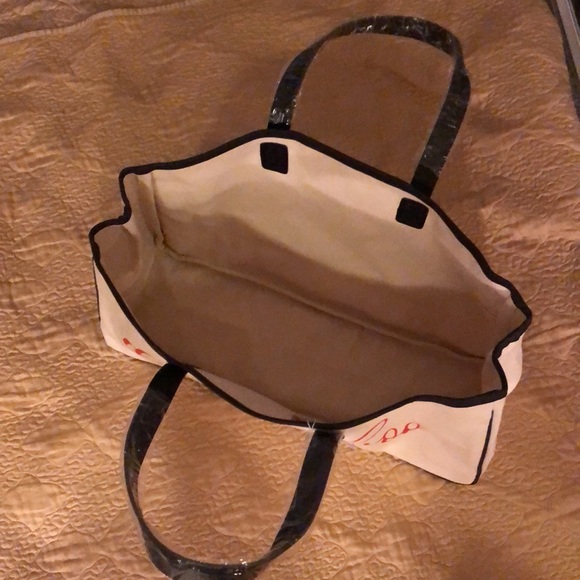 By popular Demand “Do You, Boo” leather straps & trim 100% Canvas tote. Large - Picture 3 of 6